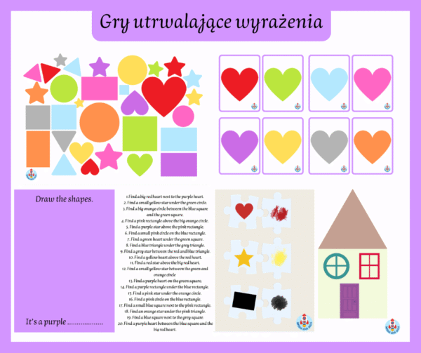 Colours & Shapes – zestaw materiałów do nauki języka angielskiego dla dzieci w wieku od 1 do 10 lat - obrazek 6