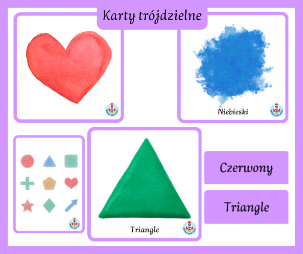 Colours & Shapes – zestaw materiałów do nauki języka angielskiego dla dzieci w wieku od 1 do 10 lat - obrazek 3