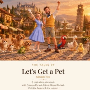 Let's get a pet - The Tales of Princess Perfect & Prince Almost Perfect - książka w wersji pdf + audio
