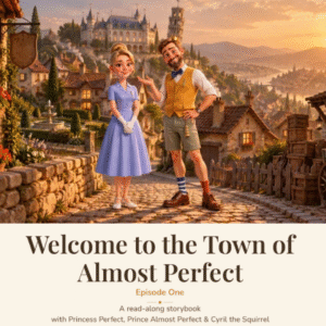 Welcome to the Town of Almost Perfect - The Tales of Princess Perfect & Prince Almost Perfect - książka w wersji pdf + audio