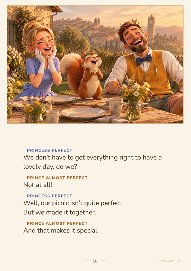 Welcome to the Town of Almost Perfect - The Tales of Princess Perfect & Prince Almost Perfect - książka w wersji pdf + audio - obrazek 6