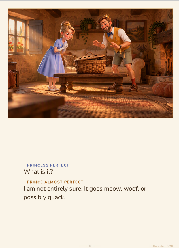 Let's get a pet - The Tales of Princess Perfect & Prince Almost Perfect - książka w wersji pdf + audio - obrazek 5